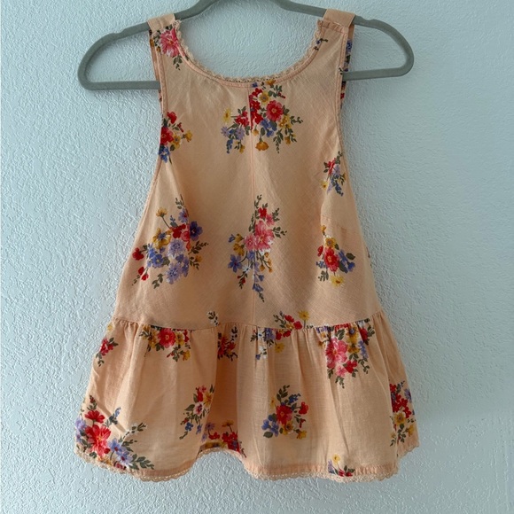 American Eagle Outfitters Peach Ruffled Tiered sleeveless Top Size M - Picture 3 of 11